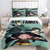 Spy Family Adventure Print 3Pcs Bedding Setduvet Cover With 2 Bedropillowcase Home Birthday Gift