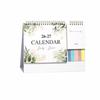 Thick Paper Desktop Calendar Portable Standing Flip Calendar English Calendar  Time Management