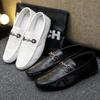 Spring new men's Doudou shoes low-top casual shoes men's leather shoes versatile fashion