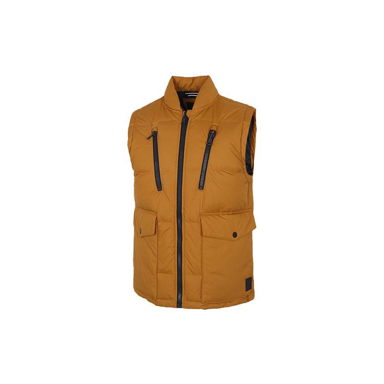 Under Armour Vests Men s Yellow Stand Collar Moderate Urban Techwear 1355852-707 S