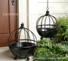 Dome-shaped Flower Basket, Hanging Plant Basket, Suspendable, Courtyard Ornament, Garden Decoration, Multiple Styles Available