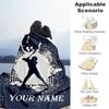 1PC Custom Name Baseball Player Silhouette Flannel blankets Patterns Throw Blanket All-Season Soft Gift for Couch, Bed, Camping gifts