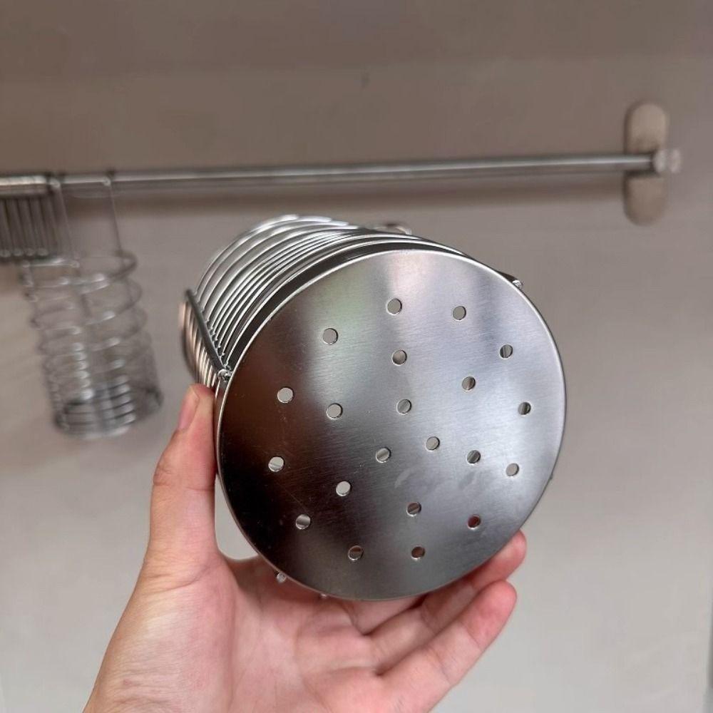 Space Saving Chopsticks Cage Rustproof Chopstick Drying Rack Durable Silverware Storage Box  Home