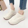 Dad Shoes Children's Spring and Autumn New Ins Trendy Thick-soled Versatile Leather Surface Heightening Casual Shoes