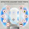 Ultrasonic Repellent , 2 Modes Against Rats, Cockroaches, Spiders, Ants, Indoor Plug,in White