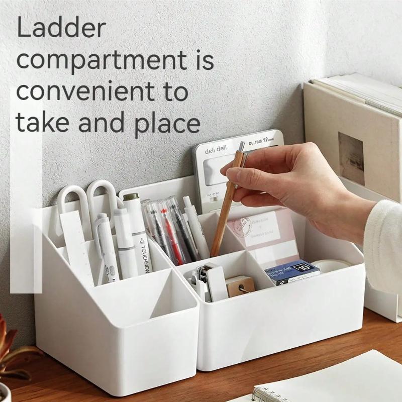 Dormitory living room desktop storage box plastic office cosmetics finishing box remote multi-function finishing storage box bat