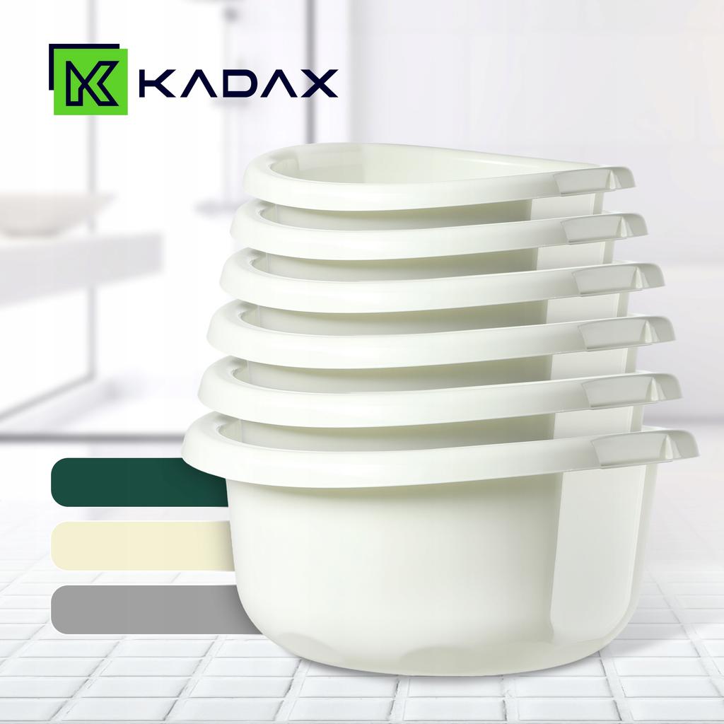 KADAX Miska Plastikowa Okrągła miednica 