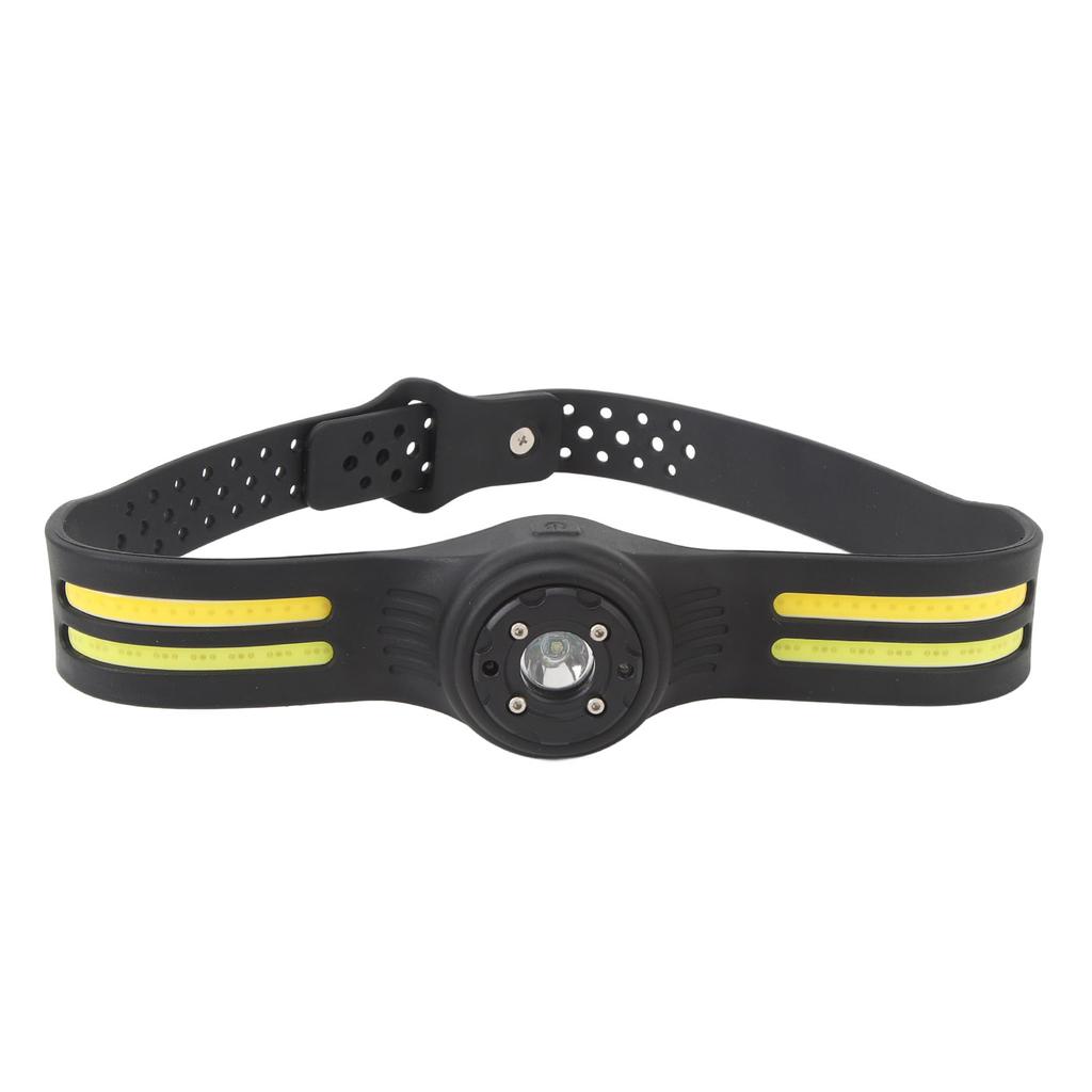 COB Head Light Head Lamp Light Weight Sensing Type C Rechargeable Adjustable Angle Bright Head