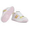 Screener Distressed Shoes Leather Comfortable Round Toe Low Top Skateboard Shoes Women's Pink 777102 AAC73 9091