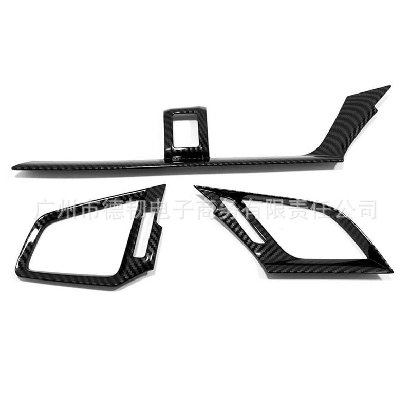 10. generace Civic Pravostranné řízení Samolepka na palubní desku s karbonovým vláknem Větrací otvor