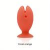 1pc Cute Standing ToothBrush Cover Cap Stand, Portable Travel Toothbrush Head Cover, Cute Fish Shape Silicone Toothbrush Suction Cup Stand