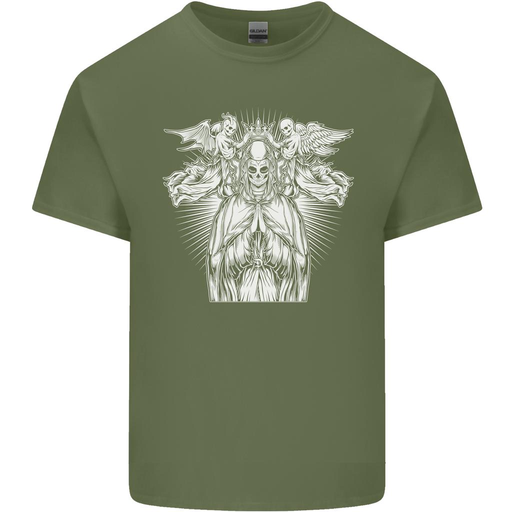 Angel of Death Day of the Dead Skull DOTD Unisexs Light Cotton TShirt