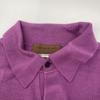TOMORROWLAND 61-02-12-02002 Purple Silk Cotton Knit Polo Shirt SESIA tops M purpleUsed