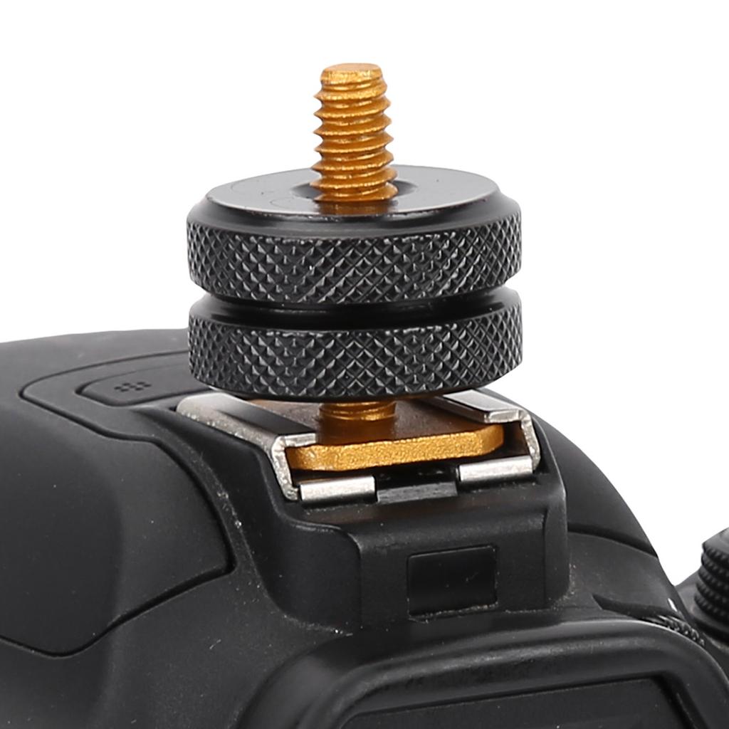 Hot Shoe 1Pc 1 4  Tripod Screw to Flash Hot Shoe Adapter Holder Mount Accessory
