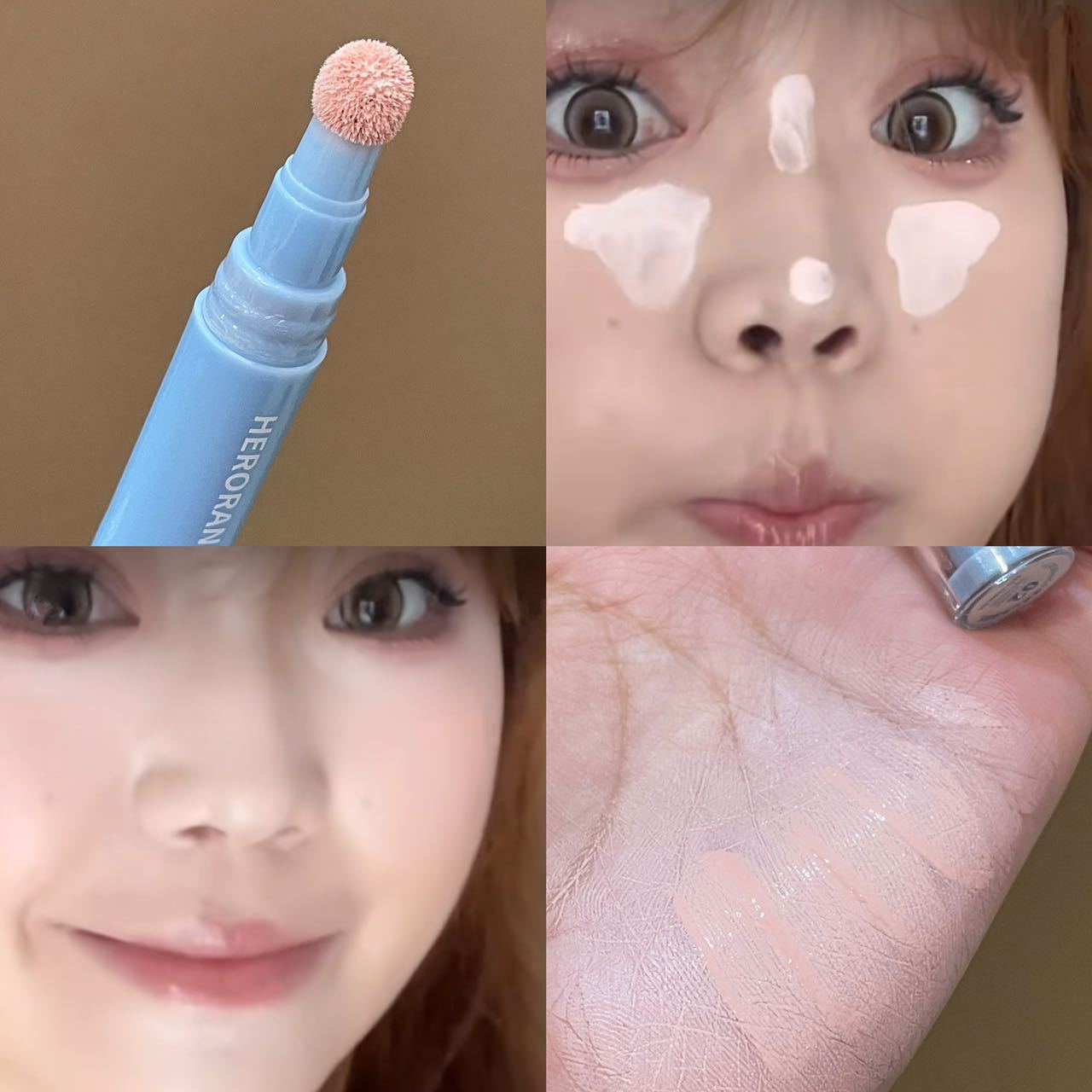 

Мягкая плюшевая головка консилера-ручки, маскирующая темные круги, выравнивающая тон кожи, осветляющая, контролирующая жирность кожи, основа для лица, фиксирующая макияж 02#