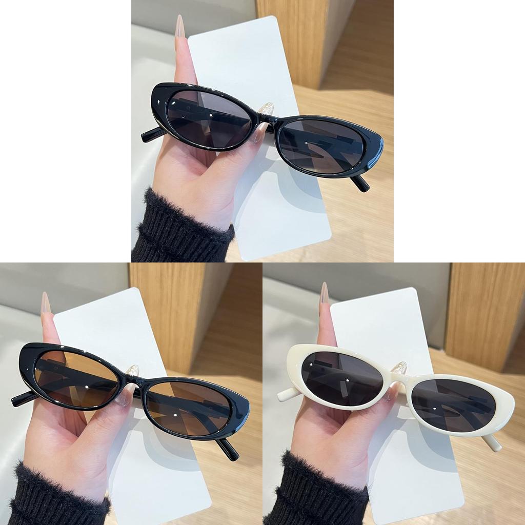 Vintage Chinese Style Oval Sunglasses With Uv390 Protection For Summer Travel And Fashion