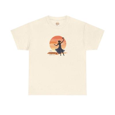 Boho Vintage Style Unisex Tee - Gift for Music Lovers Retro, Heavy Cotton Shirt,