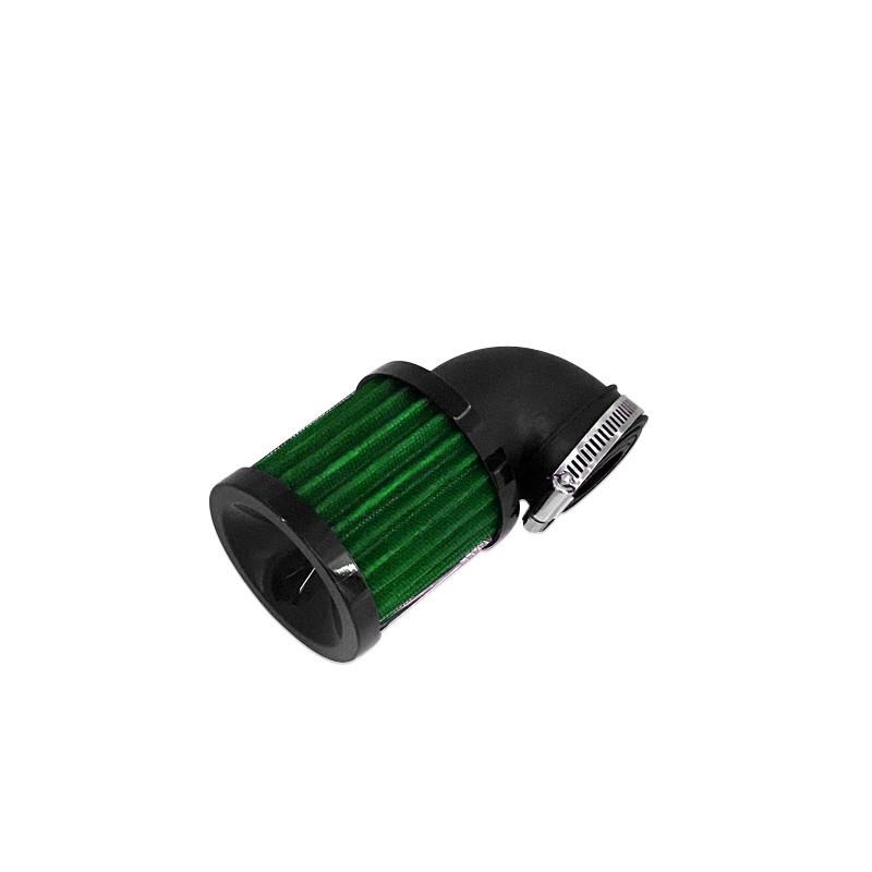 28-48mm Universal Motorcycle 90° Bend Air Intake Filter Cleaner Dirt Bike BobberChopper Cafe Racer Old School
