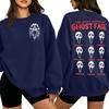 Women's 2027 Letter Print Long Sleeve Crewneck Sweatshirt Pullover Top