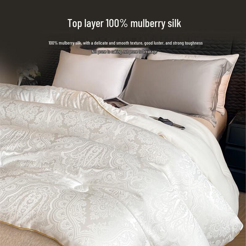 Heng Yuan Xiang Class A Mulberry Silk Jacquard Quilt