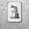 skeleton Vintage Tin Sign Home Decor Wall Decor Art Wall Mural Room Decoration Decor Retro Metal Sign Plate Bar Posters