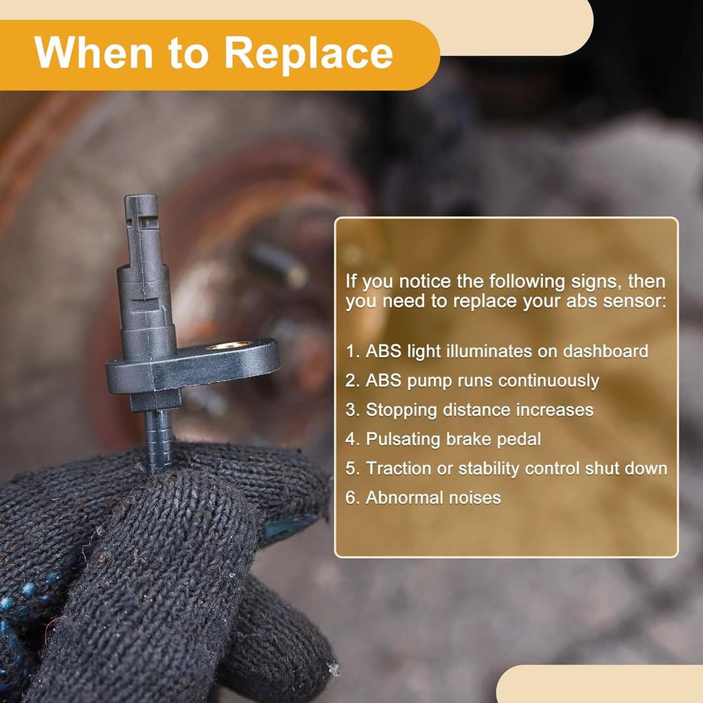 ABS Wheel Speed Sensor No.479105RA0A Front Left Right ABS Sensor Anti-lock Braking System Sensor for Nissan Kicks 2016-2021