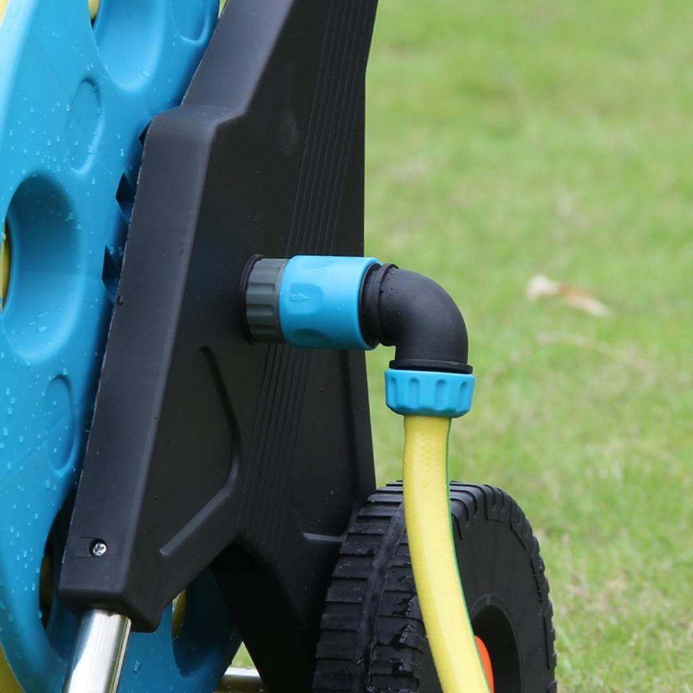 1/2/3/4/5 Stück 1/2" Gartenwasseranschluss Wasserhahnanschluss Winkelstück Kunststoffrohrfittings Bewässerungsschlauch Schnellverbindungsadapter