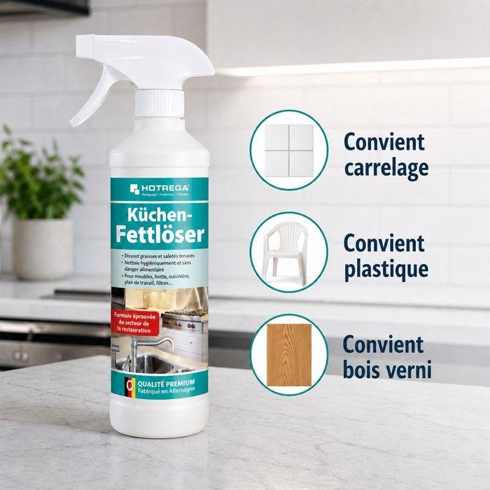 Kitchen Degreaser, Kitchen Cleaner, Oven Degreaser, 500 Ml Ready To Use