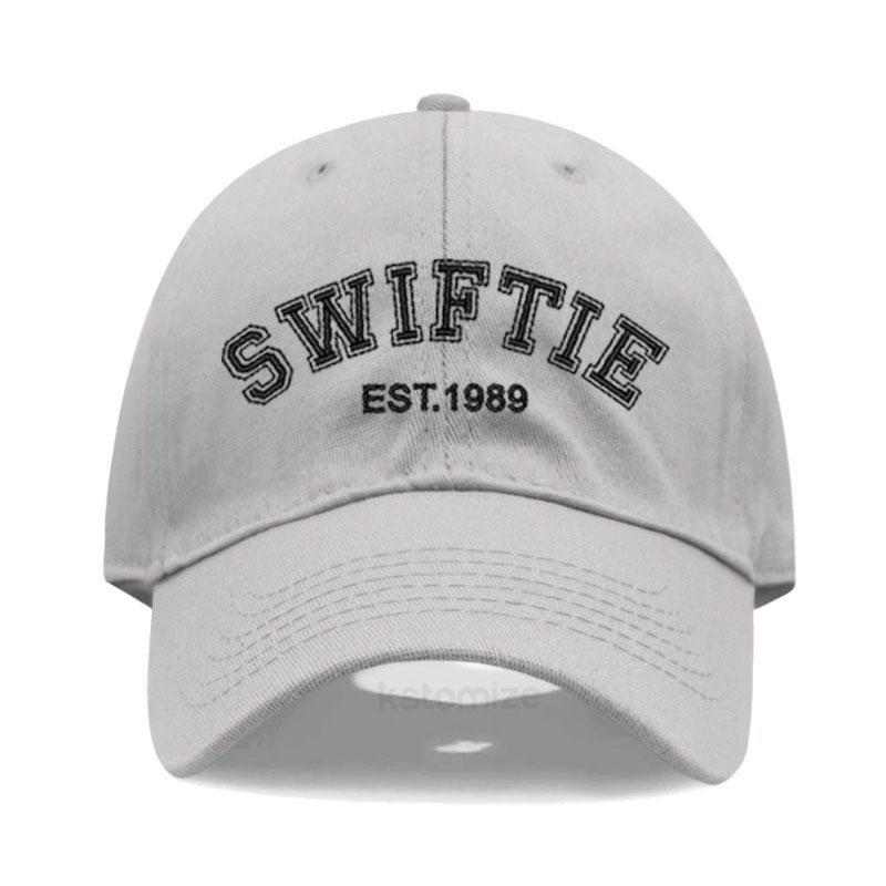 SWIFTIE 1989 Stickerei Baseballkappe für Männer Frauen Unisex Gewaschene Baumwolle Dad Hat Sonnenhut Geschenk Fans Outdoor-Sport Dropshipping
