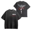 Nirvana Grunge Style Washed Oversized Graphic T-Shirt Vintage Band Tee M-Xxxl