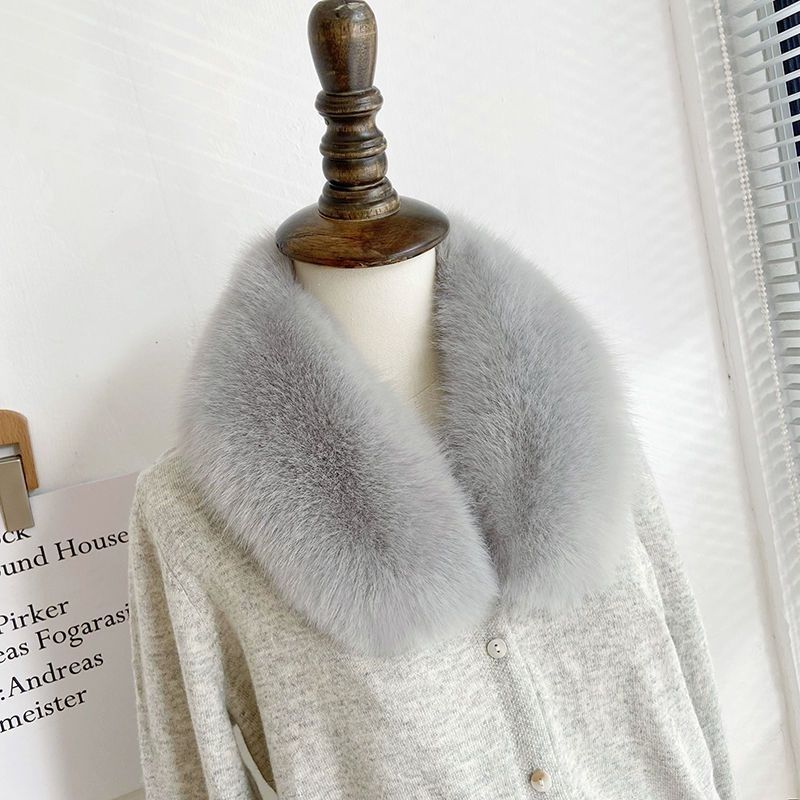 New Versatile Autumn Winter Faux Fox Fur Unisex Scarf Neck Warmer - Stylish Collar