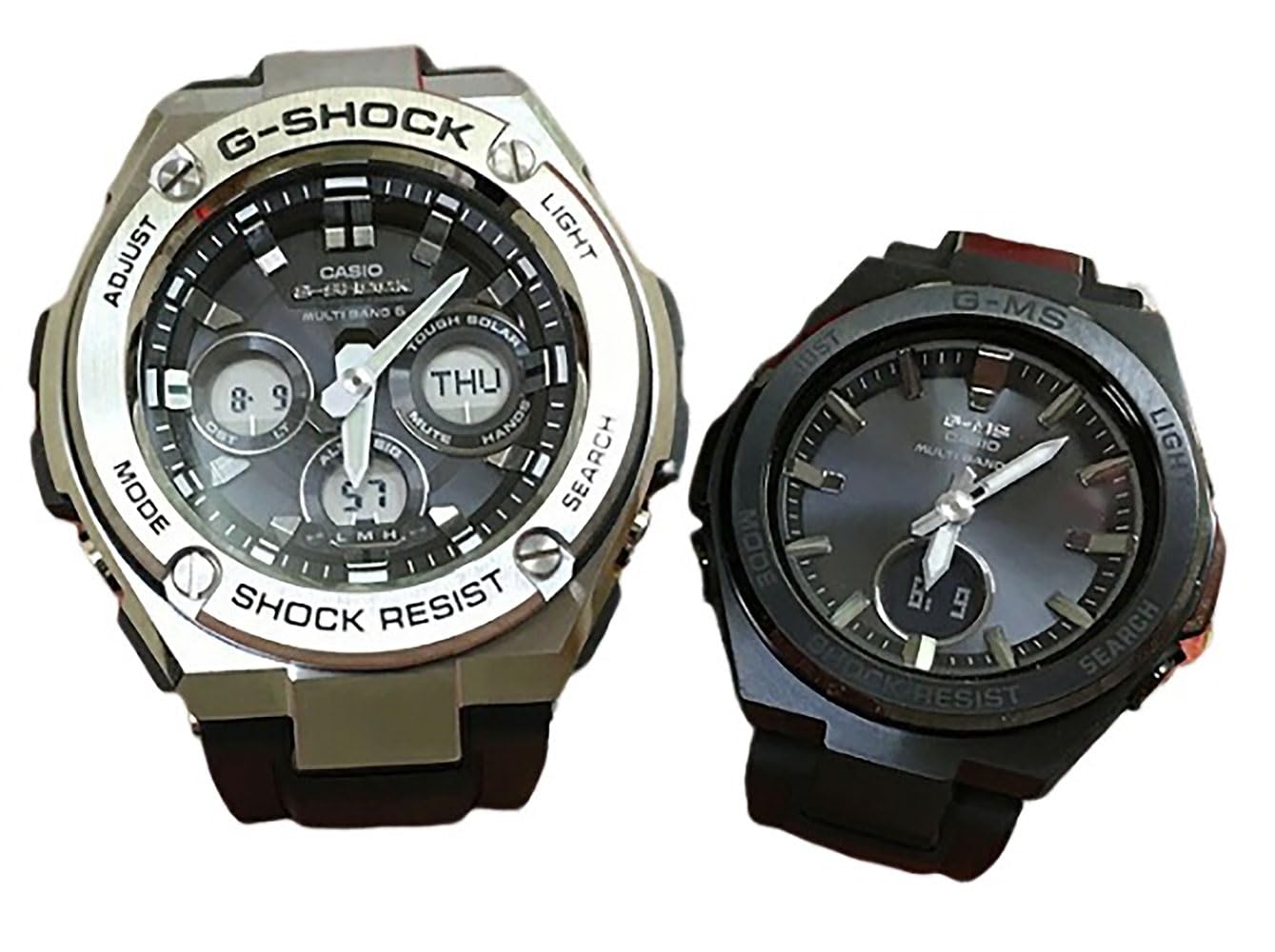 

[Casio] CASIO Pair Watch G-SHOCK G-Shock BABY-G Baby G Ana-Digi Radio Solar Genuine Pair Case Set of 2 GST-W310-1AJF MSG-W200G-1A2JF Watch