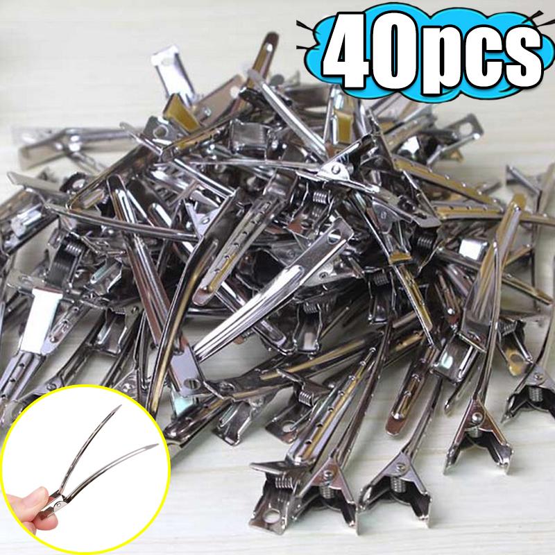 Woman Hair Care Clips Metal Steel Hairdressing Sectioning Clip Clamps Barber Hair Cut Use Styling Tools Hair Root Fluffy Hairpin