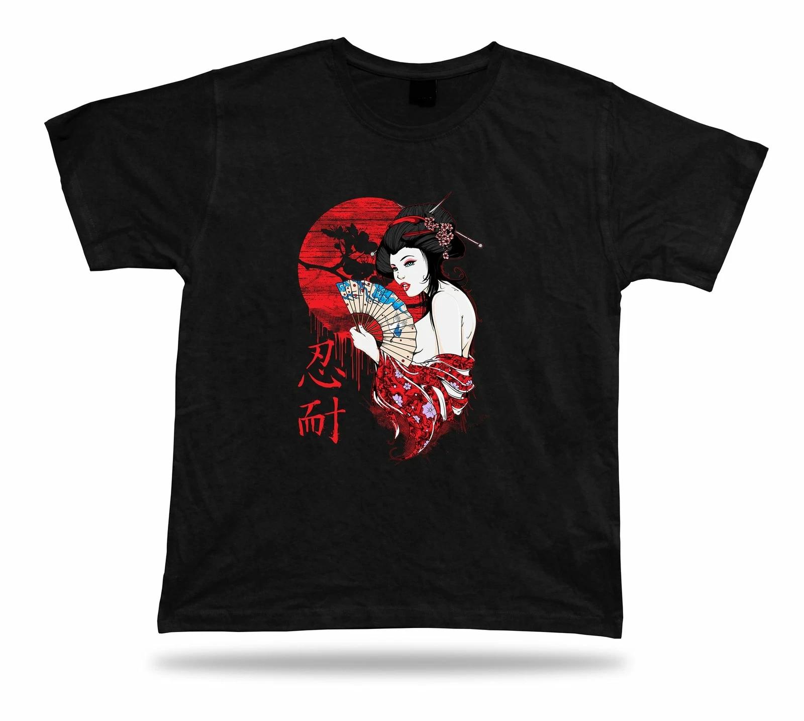 Geisha Japanese Entertainers Hostess awesome tshirt design special birthday gift 4XL