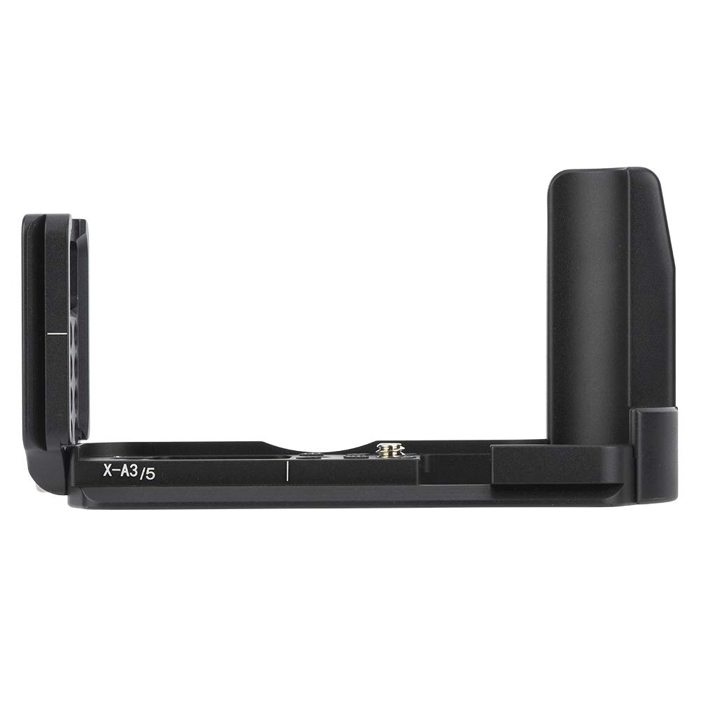 Flash Hot Shoe Mount Bracket Camera Hand Grip for Fujifilm and Mirrorless Cameras L-shaped X-A3 X-A5 (Black)