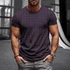 T-shirt da Uomo Nuovi Stili Estate 2026 Street Casual Moda Semplice Morbida Comoda Traspirante Stampa con Motivo 3D