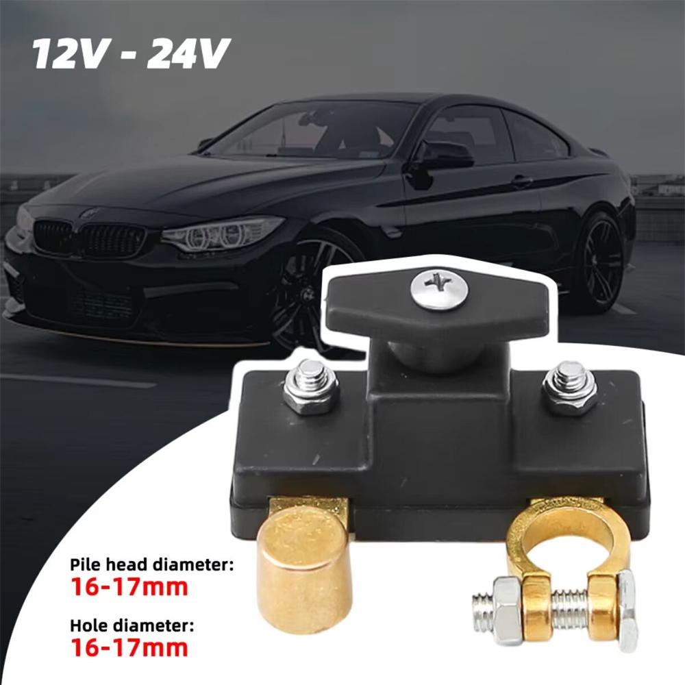 Car Battery Disconnect Isolator Cut Off Switch 12-24V Universal Battery Terminal