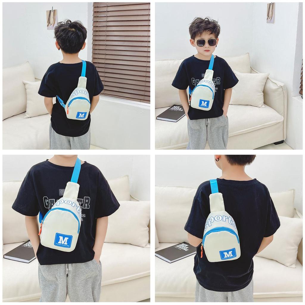 Children's Chest Bag Hip And Cool Korean Style Wallet For Boys And Girls Letter Print Design Summer 2023 Collection