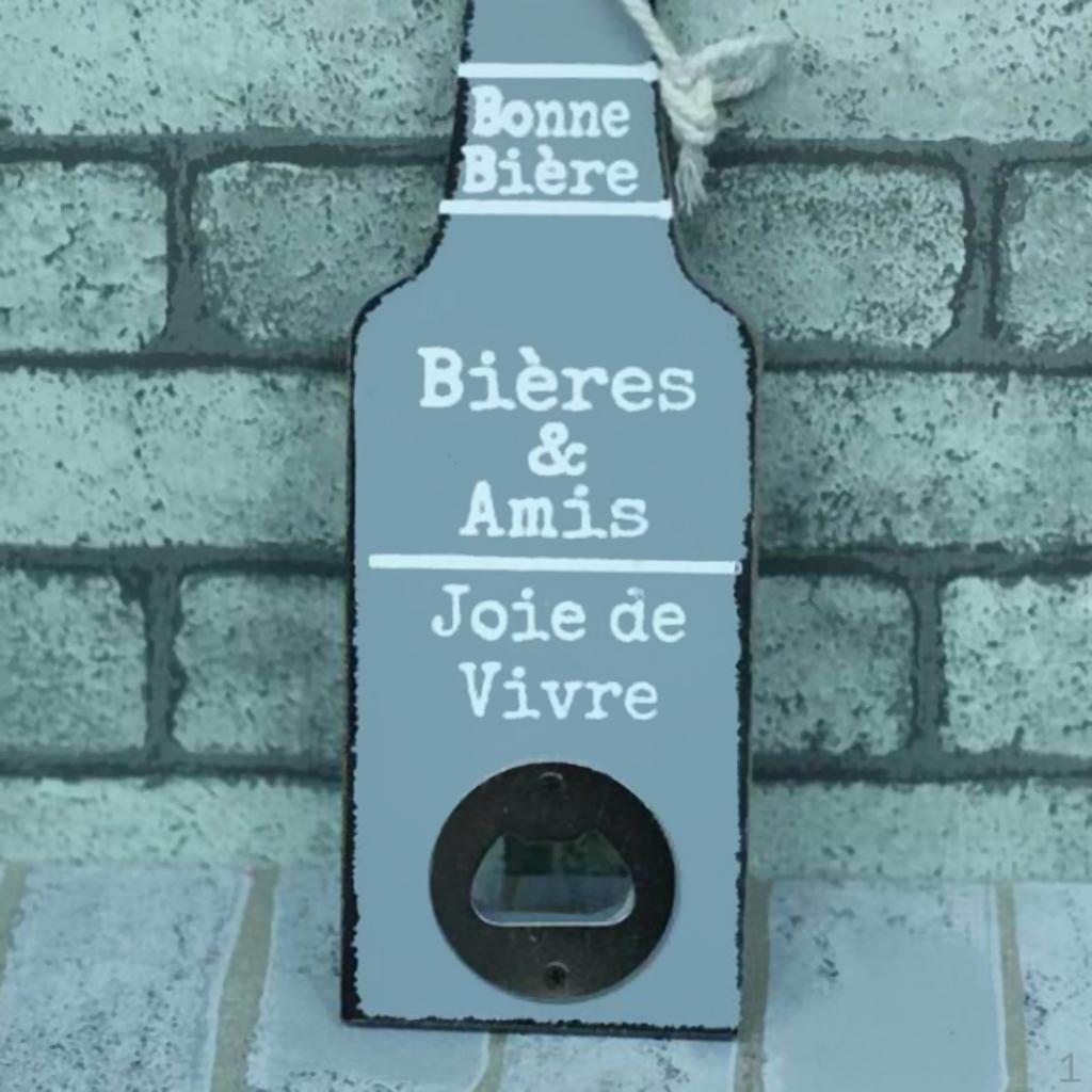 

Відкривачка для пляшок Настінний інструмент для підйому кришки для зняття кришки - Red Bieres Gray bieres