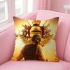 Game P-Pubg Cushion Cover Natural Linen Pillow Case Double-Sided Print Decorative Sofa Pillowcase Home Decor Gift