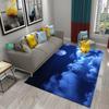 Tappeto Luna 3D Tappetino Vista Fiori per Cucina Bagno Toilet Tappeto Antiscivolo Tappeto Pavimento Soggiorno Divano Tappeto Decorazione Camera da Letto Casa
