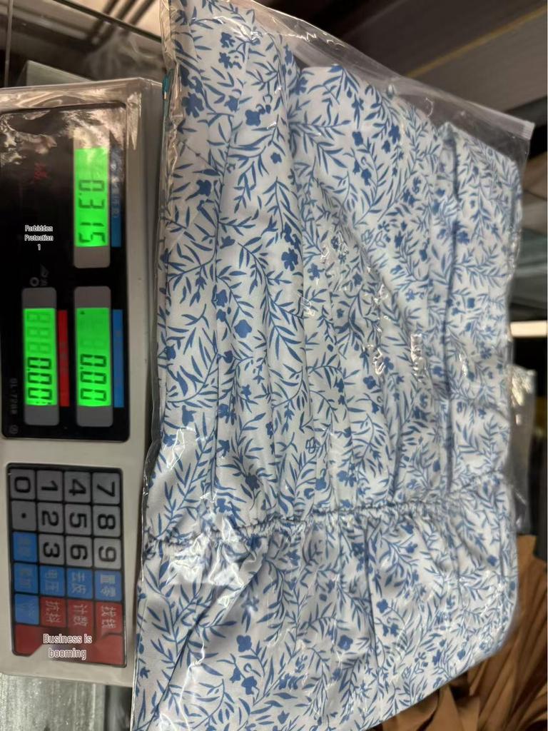In Stock: Summer 2025 European & American Floral Tie-Up Slim Short Dress
