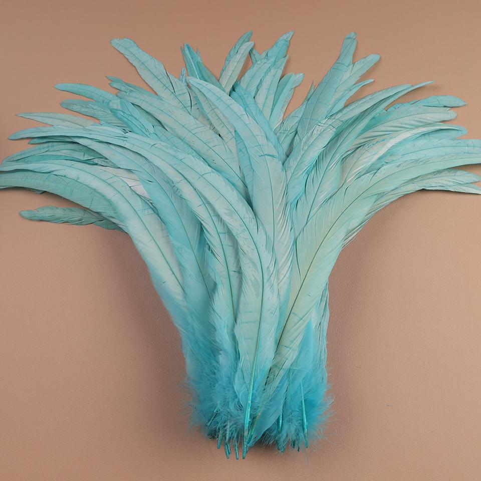 Rooster Feathers 35-40cm 40-45cm Handicraft Crafts DIY Natural Feather Handwork Party Plume Carnival Decoration