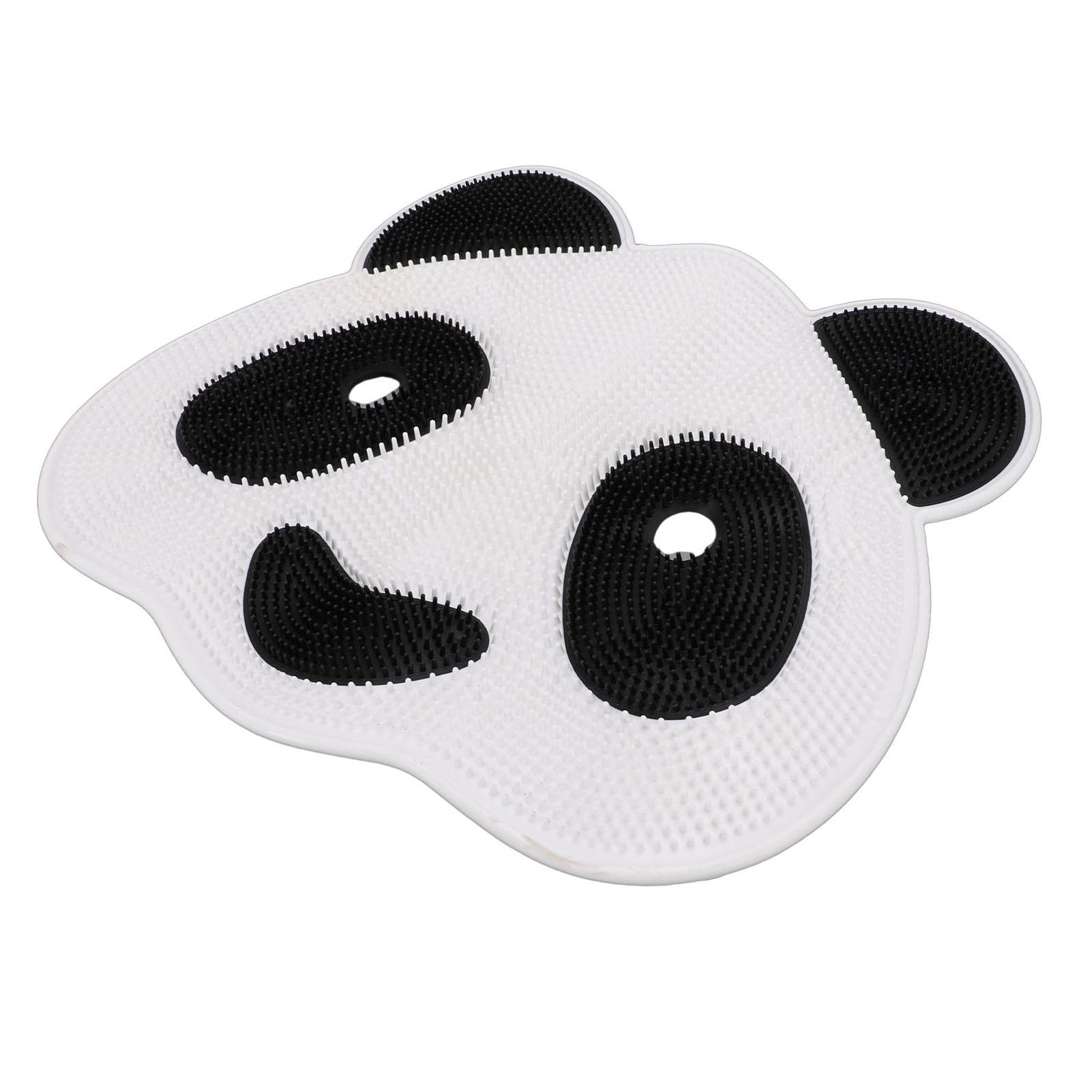 Shape Foot Scrubber Massage Mat with Suckers for Bathroom TPE Material Non Slip Shower Scrubber Exfoliating Mat
