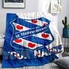 Custom Name,SC Heerenveen Printed Flannel Blanket, soft throw for bedroom sofa, washable, Christmas present, great gift.