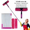 2-in-1 Double-sided High-rise Window Cleaning Squeegee and Wiper