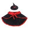 Dog Halloween Costumes Vampire Witch Cloak Cape with Wizard Hat for Small Medium Large Dogs Pets