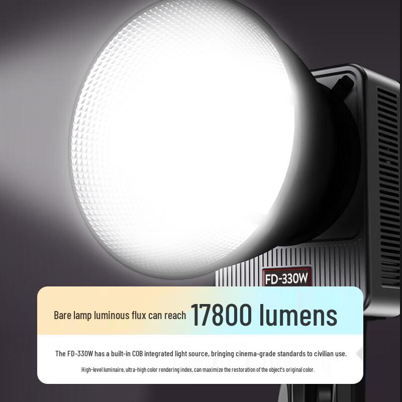 Zhipai FD-330W Dual Color Temperature COB LED Video Light