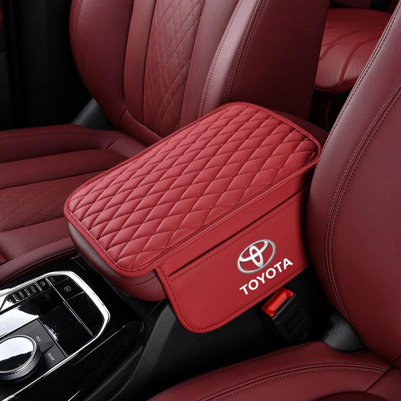 Car Armrest Box Height Pad Mounted Memory Cotton Central Box Car Interior For Toyota GR Sport Hilux Aygo Yaris Corolla Rav4 CHR Auris Cruiser Camry