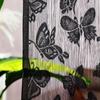 Line Curtain Door Curtain Solid Color Tassel Curtain Butterfly String Curtain  Home Decor